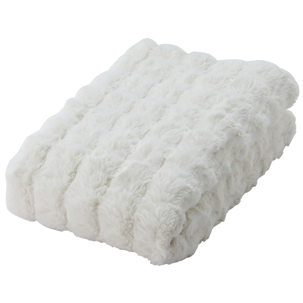 もこふわ毛布 SD アイボリー