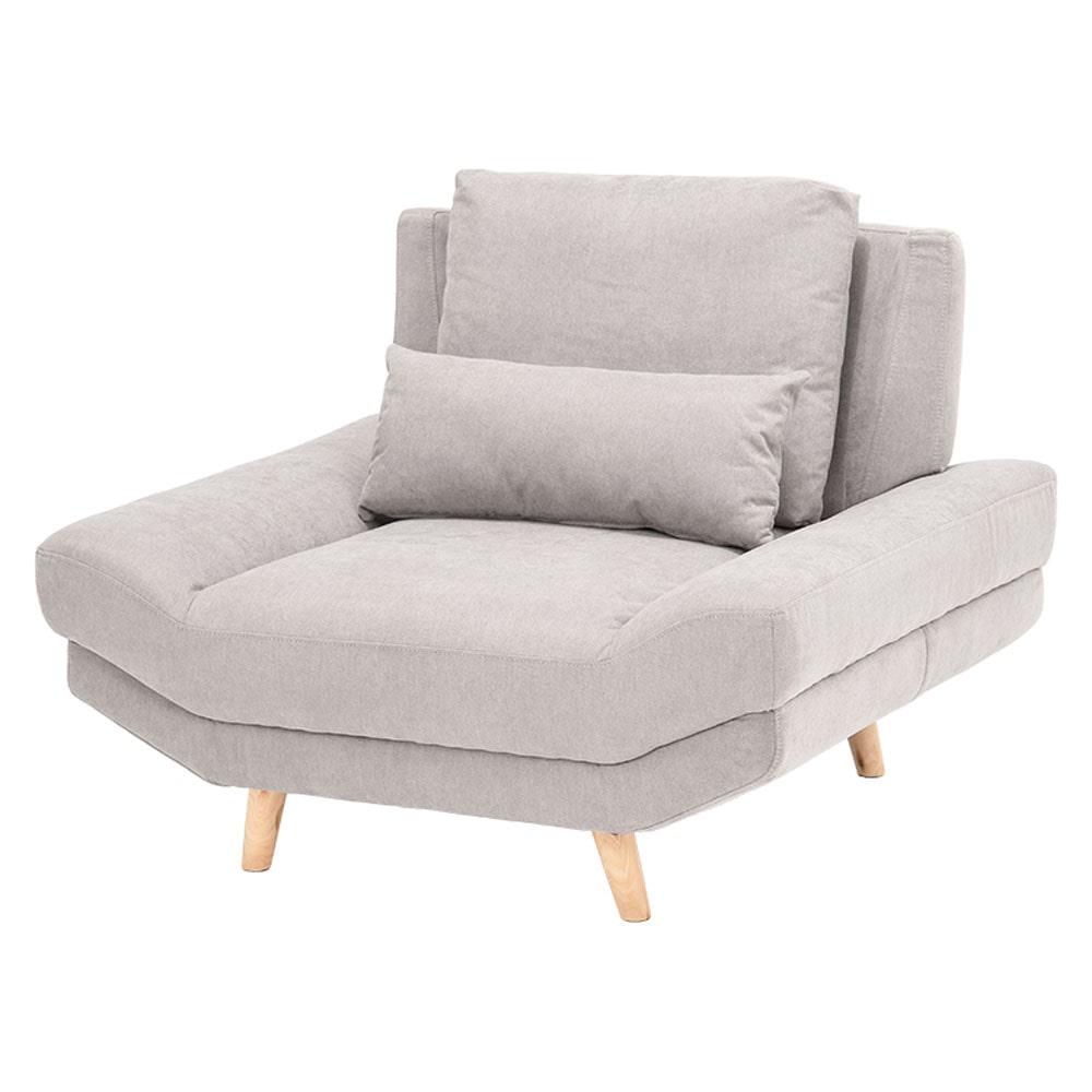 ソファ ブライト 1P グレー【時間指定不可】【代引不可】【同梱不可】