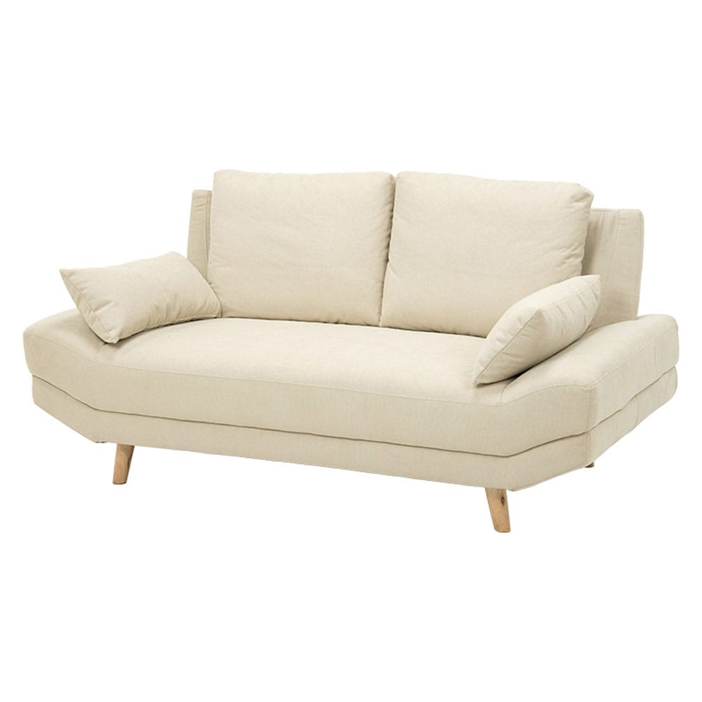 ソファ ブライト 2P アイボリー【時間指定不可】【代引不可】【同梱不可】