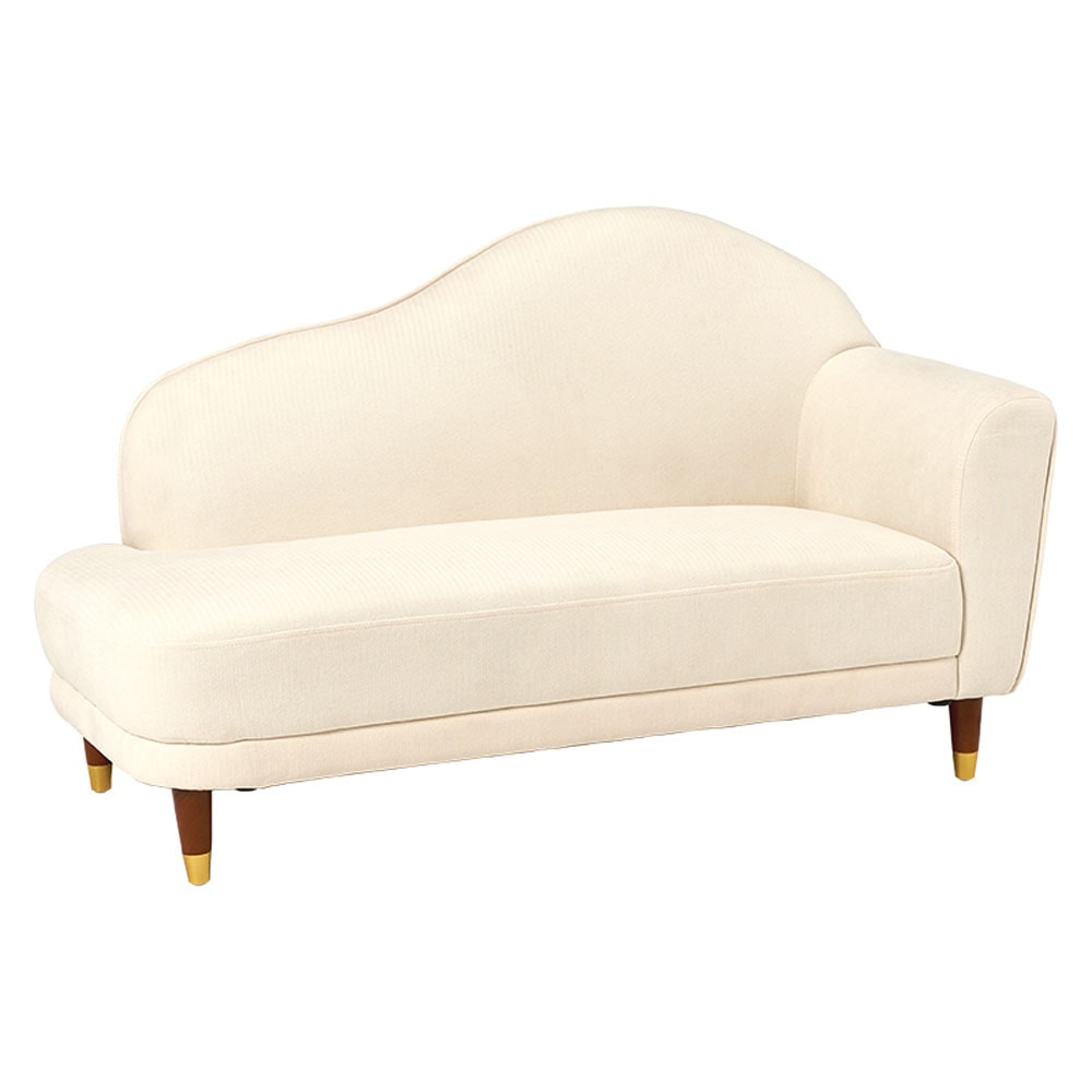 ソファ カリーナ左肘 アイボリー【時間指定不可】【代引不可】【同梱不可】