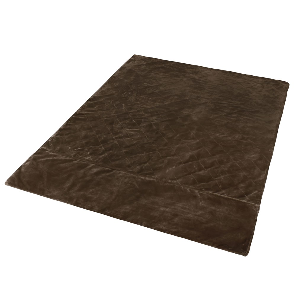 毛布 SL ２WAY ５層構造 吸湿発熱 ブラウン