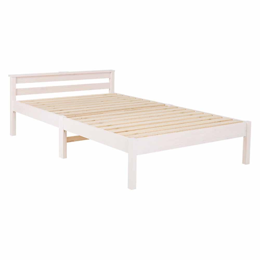 セミダブルベッド(ネジレス) MB-5150SD-WS ホワイト【時間指定不可】【代引不可】【同梱不可】