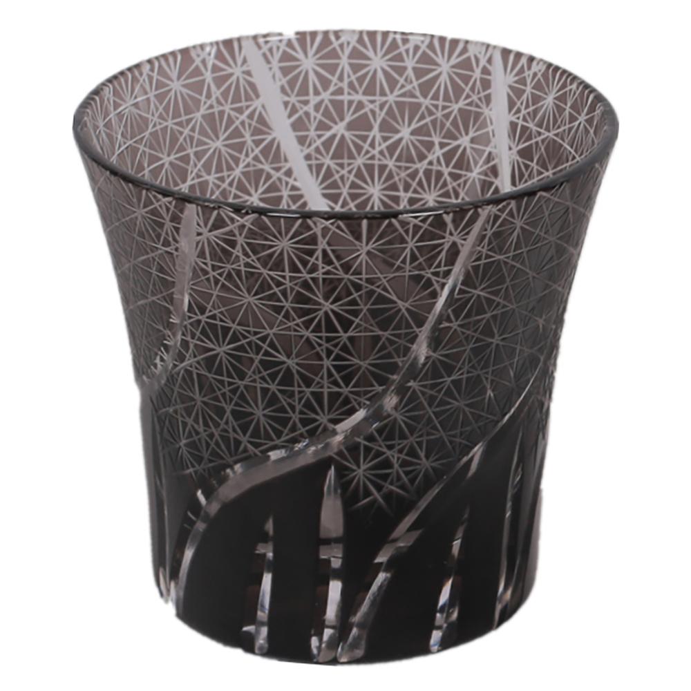 中茂国際 切子タンブラー GC001BK 黒