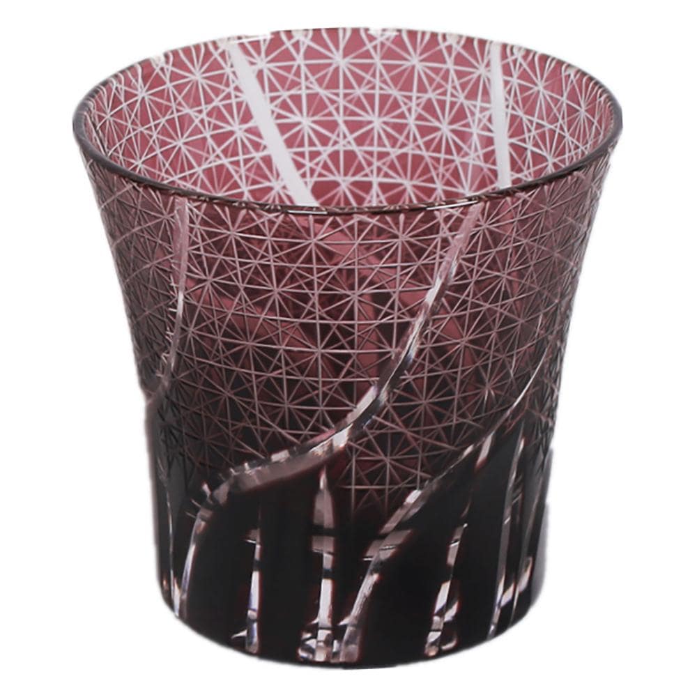 中茂国際 切子タンブラー GC001VL 紫