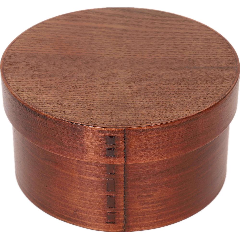 中茂国際 一段　漆　中　おひつ BDH050MA  漆／木目