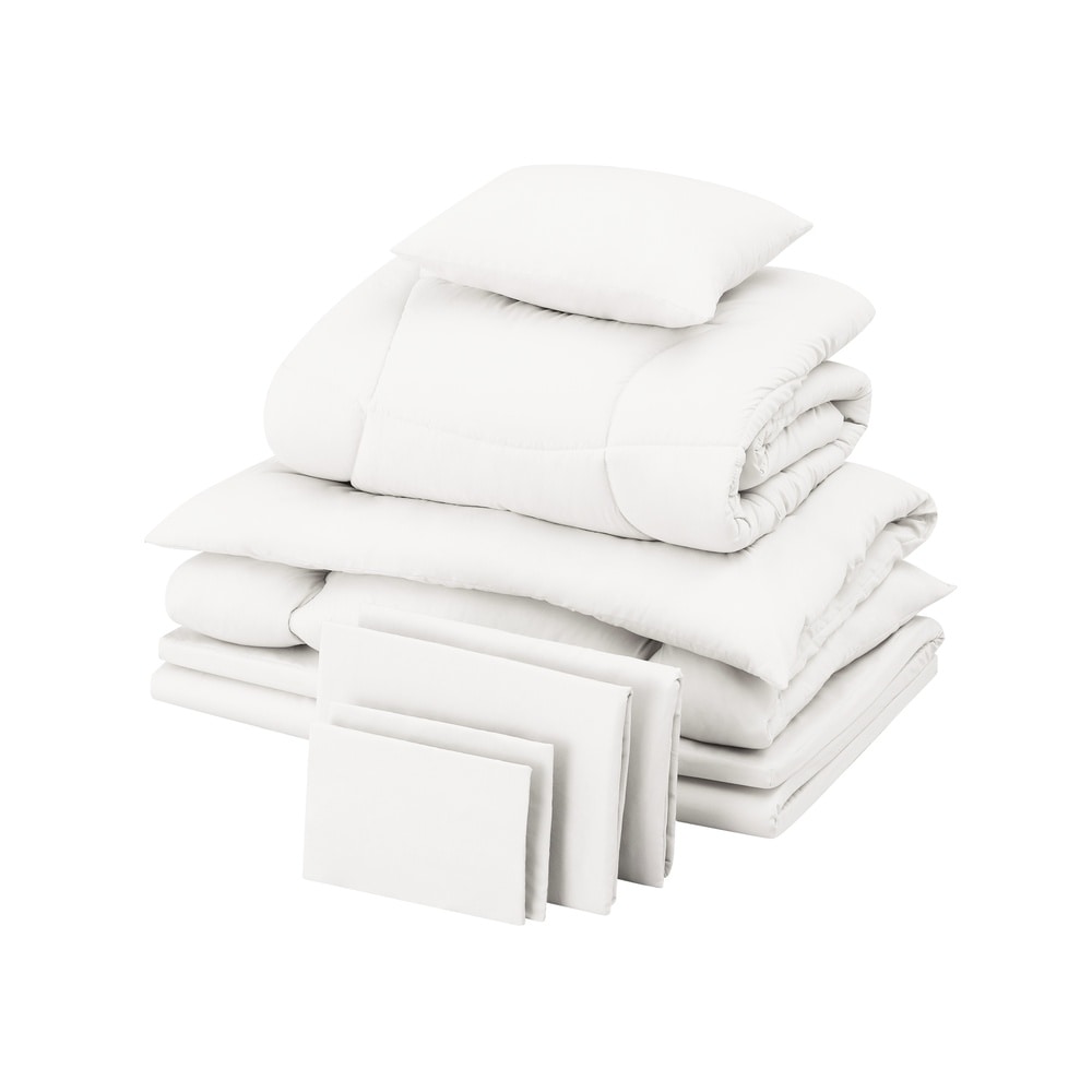 マットレス付き布団９点セット KFS-M9S ホワイト