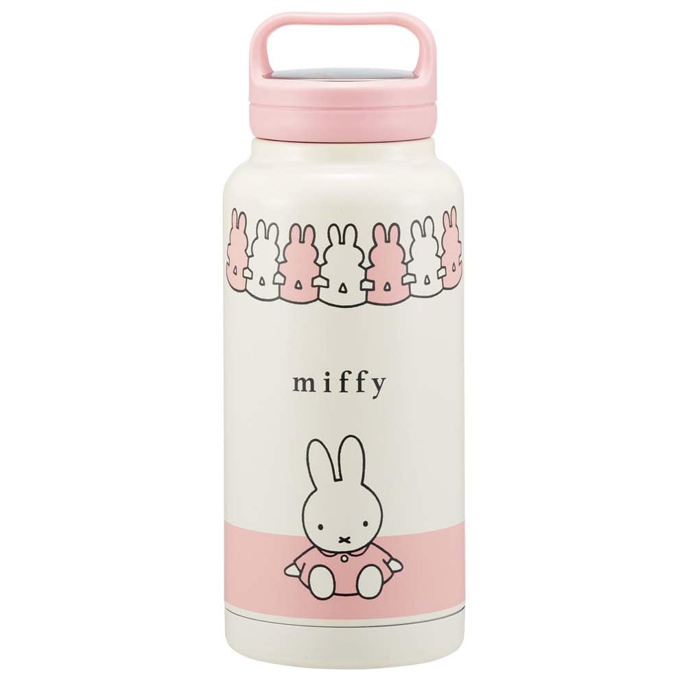 スケーター 水筒 スクリューハンドル 真空ステンレス ボトル 大容量 1000ml STSC10 ミッフィー