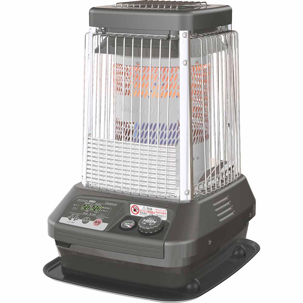 ダイニチ 石油ストーブ・FMシリーズ 木造47畳コンクリ65畳・タンク19L メタリックグレー FM-19N3-H