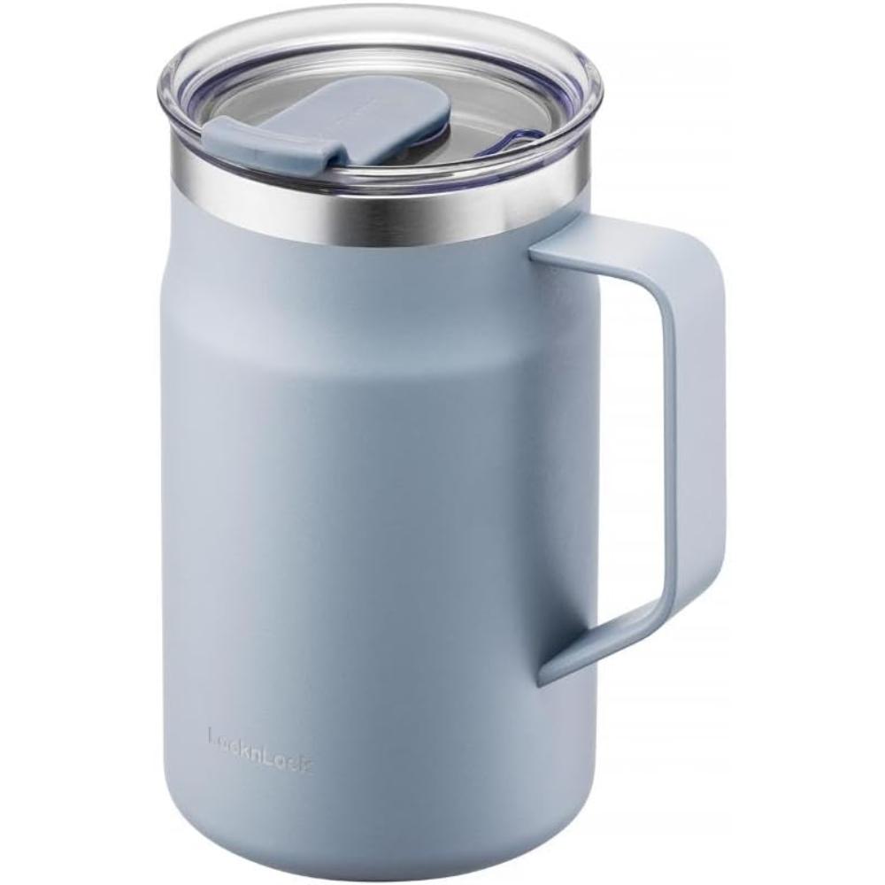 LIV PLUS マグカップ ふた付き ステンレス 600ml LHC4282OBLU ブルー