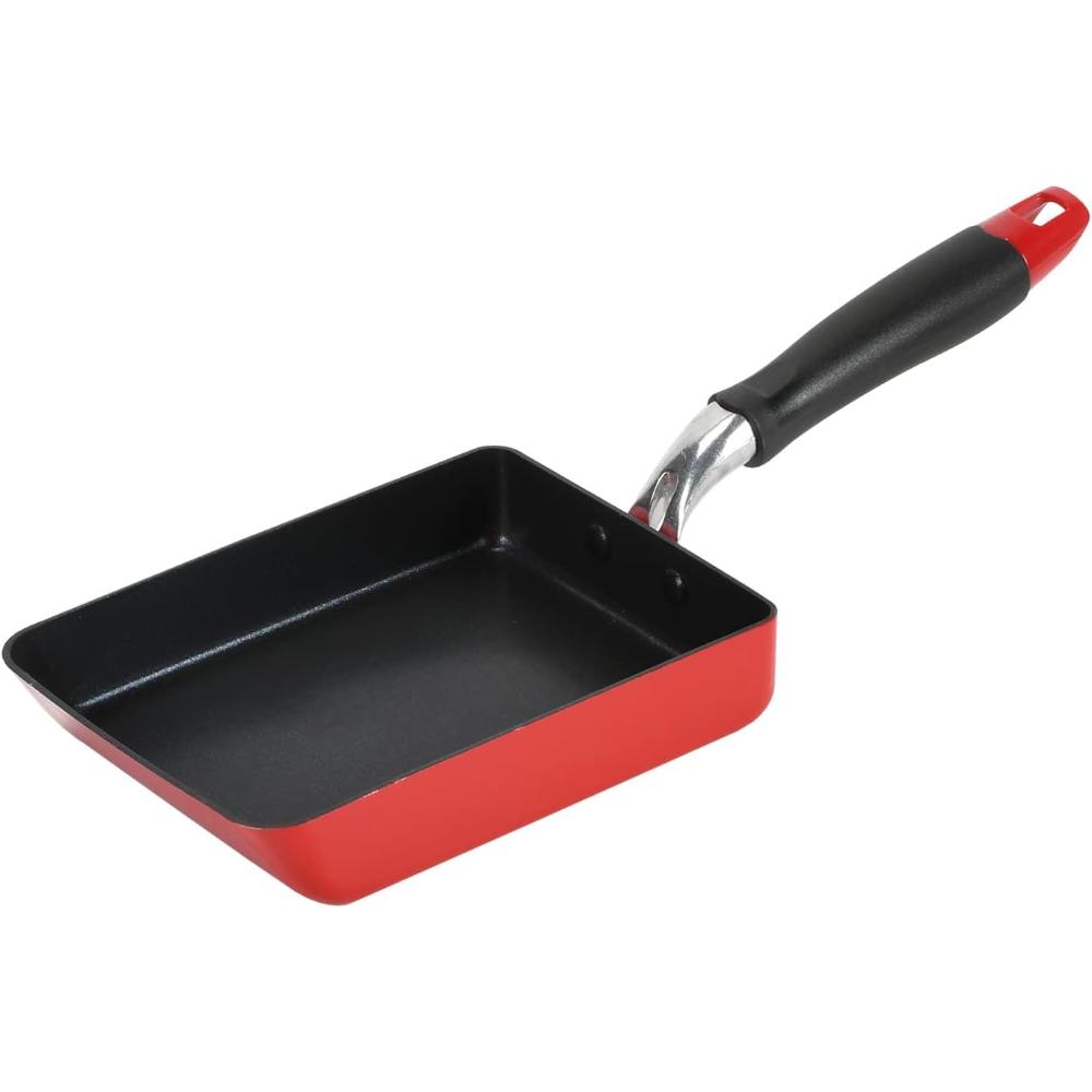 LIV PLUS IH 卵焼き 13×18cm レッド ND-9456