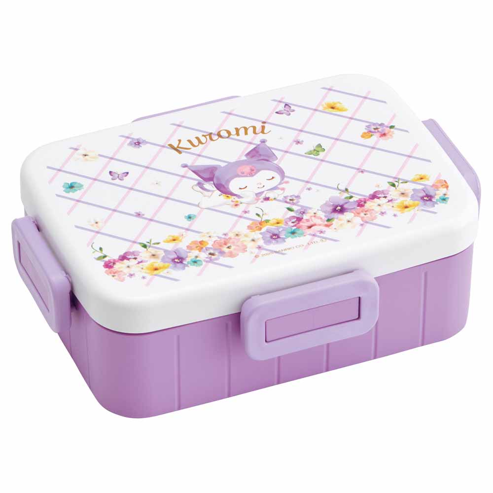 お弁当箱 一段 650ml パステル水彩花柄 YZFL7 クロミ