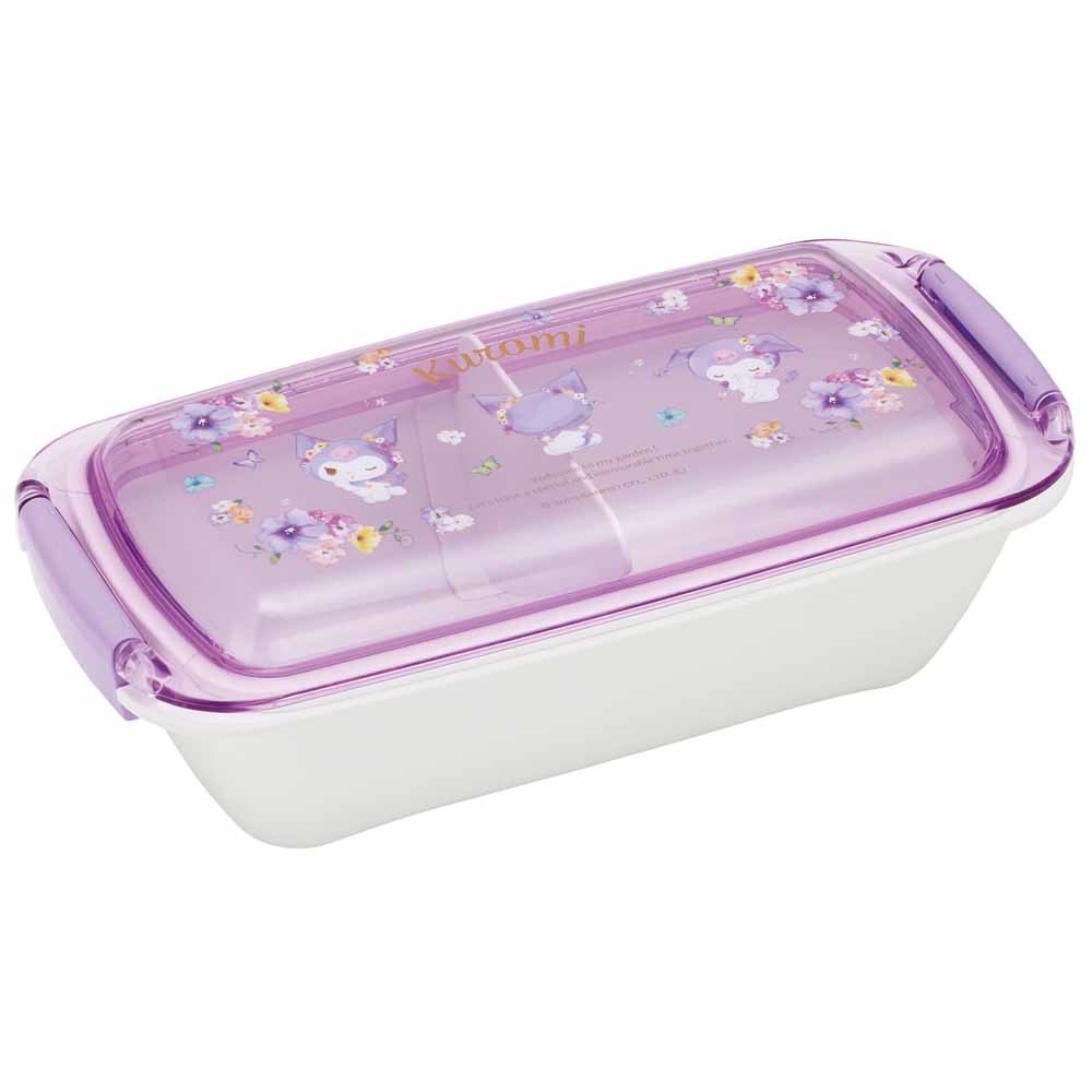 スケーター 洗いやすいキャラクター弁当箱 530ml PTLB6B クロミパステル水彩花柄