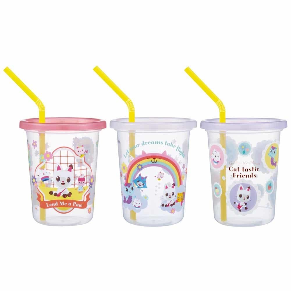 スケーター プラスチックタンブラー 3個セット SIH3ST ギャビーのドールハウス