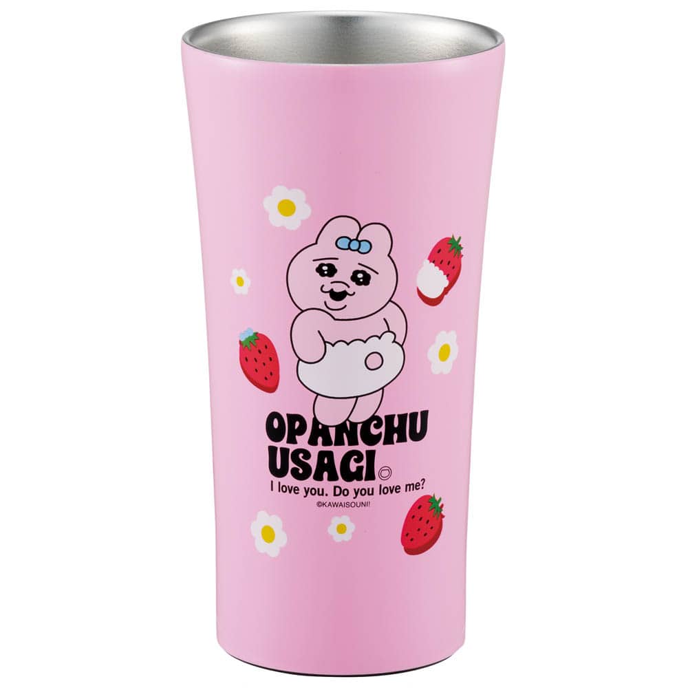 スケーター 真空ステンレスタンブラー 400ml おぱんちゅうさぎ ストロベリー STB4N