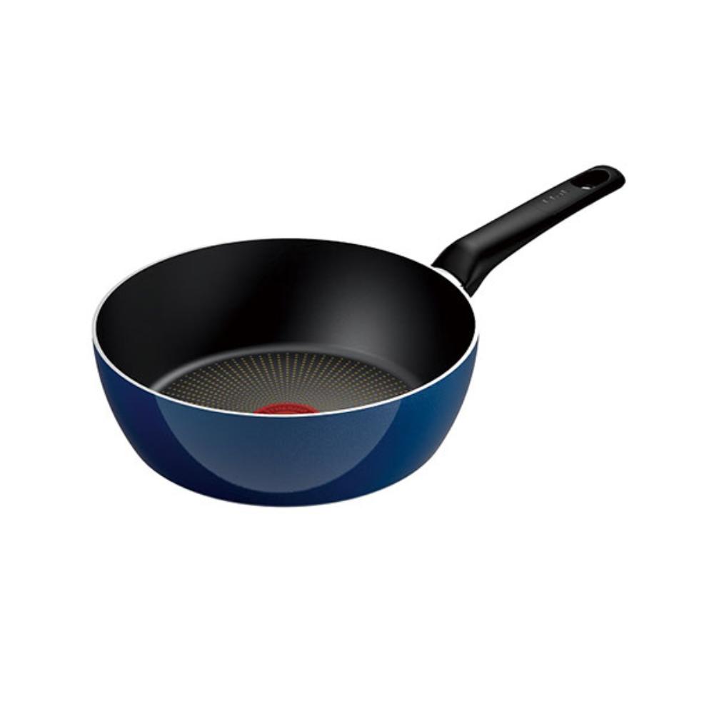 T-fal（ティファール） 深型フライパン 22cm ロイヤルブルー・インテンス ガス火専用 D53383