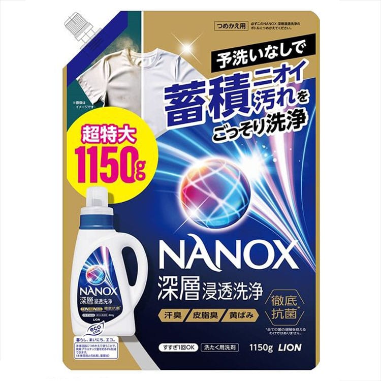 NANOX 【6個セット】NANOX 深層浸透洗浄つめかえ用 1150g 02505 NANOX 【6個セット】NANOX 深層浸透洗浄つめかえ用 1150g 02505