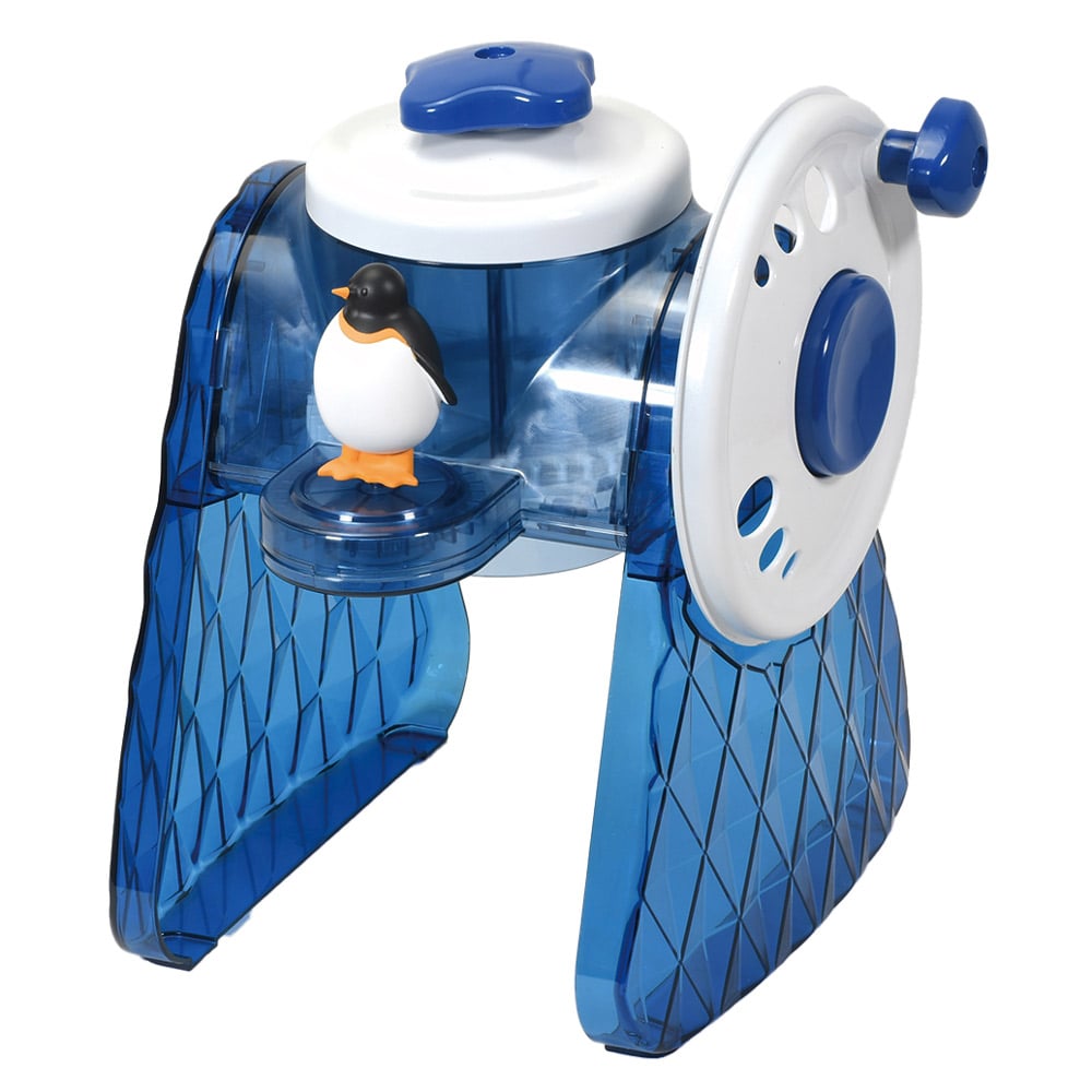パール金属 流氷 クルクルペンギン手動かき氷器 バラ氷対応 DD-8026