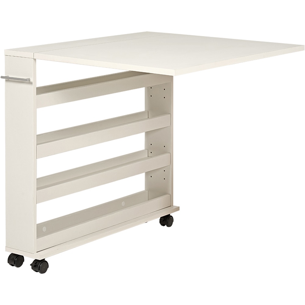 バタフライテーブル RT-1806WH ホワイト（天板80cm）
