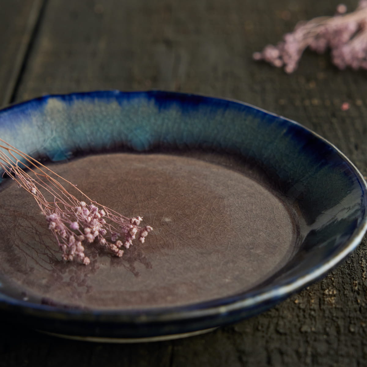 信楽焼】信楽四季彩陶 －清明 平皿 弥生 （やよい）: HESTA LIFE ANA