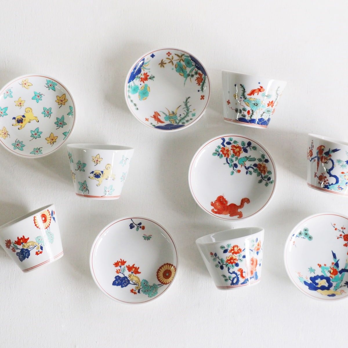 【波佐見焼】 BARBAR 蕎麦猪口大事典 色絵 そばちょこ ウーパールーパー