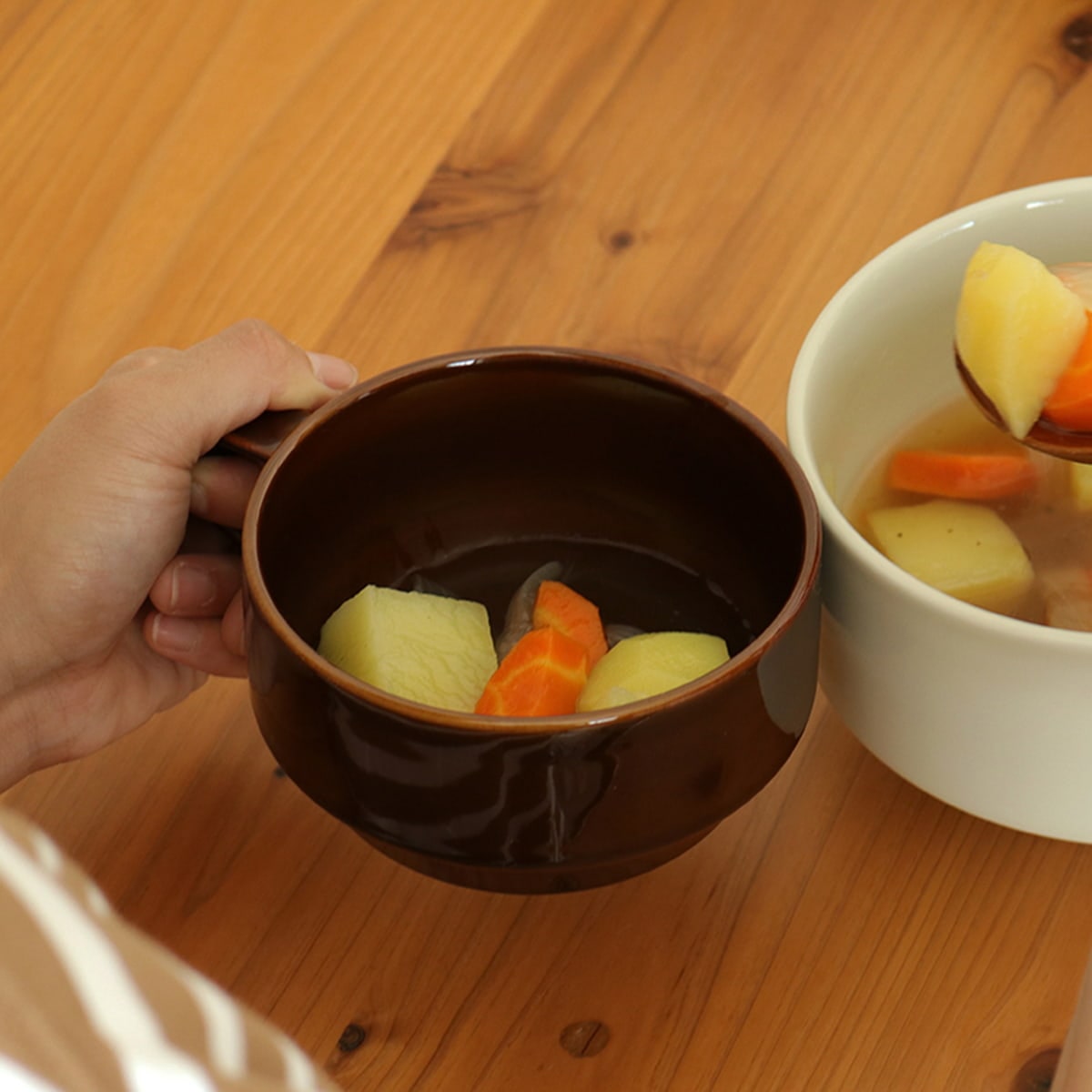 【波佐見焼】 HASAMI Season01 ブロックマグ スープ ブルー