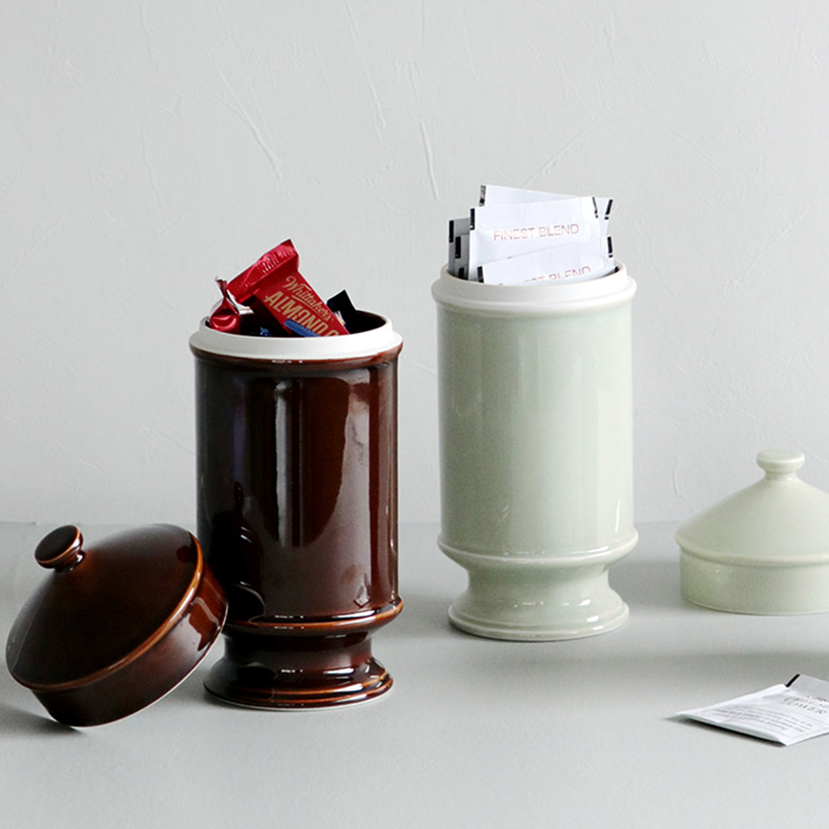 【波佐見焼】 HASAMI SEASON 01 スナックキャニスター グリーン