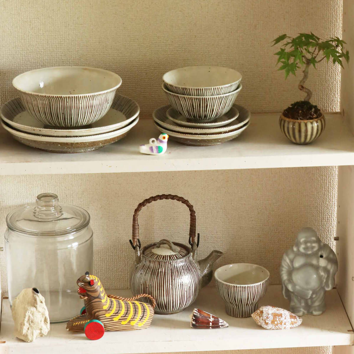 【波佐見焼】 BARBAR サビ十草 丼