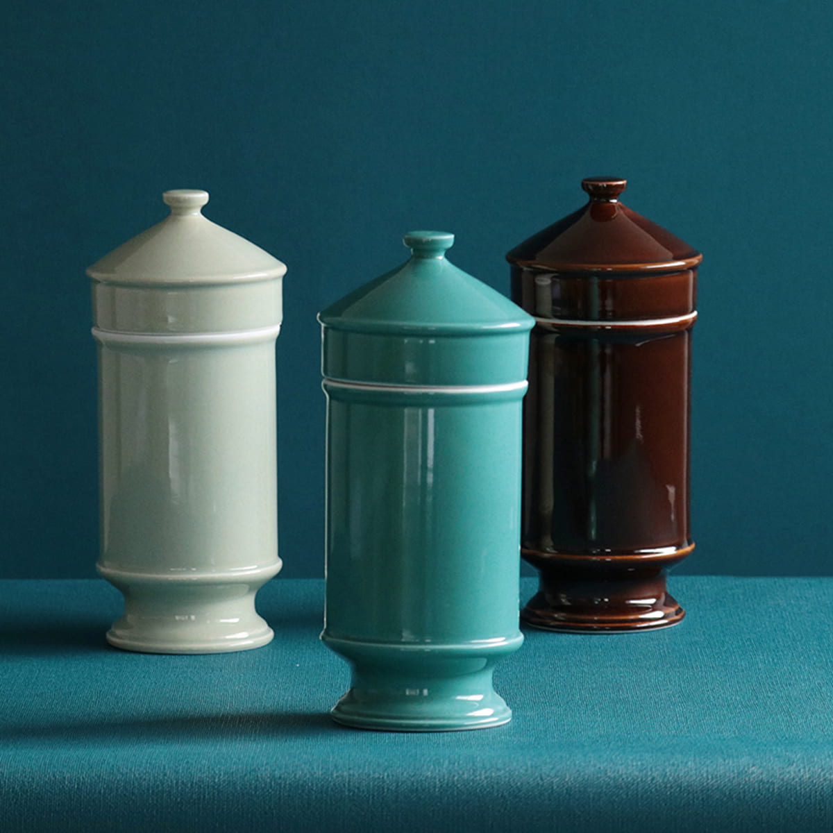 【波佐見焼】 HASAMI SEASON 01 スナックキャニスター グリーン