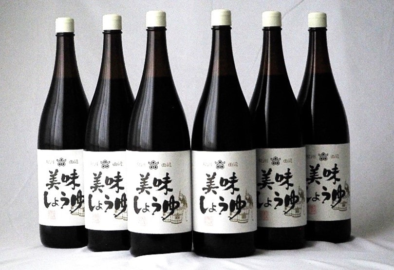 天王醸造 美味しょうゆ 1.8l×6本