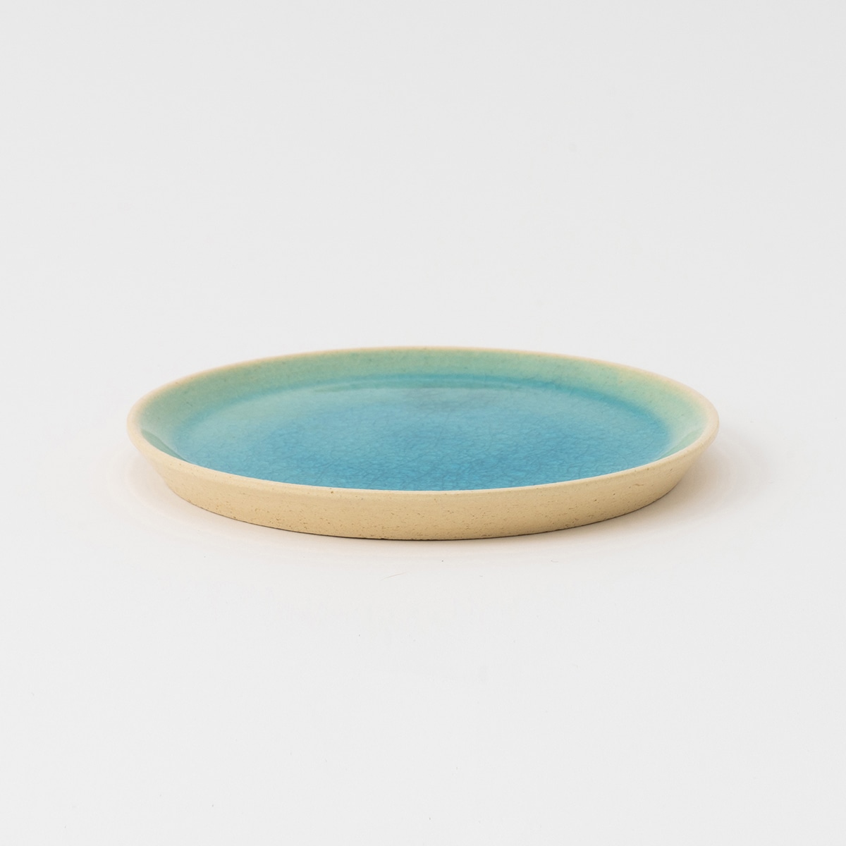 【信楽焼】THE HARVEST CRAZE ソーサー 16cm ブルー