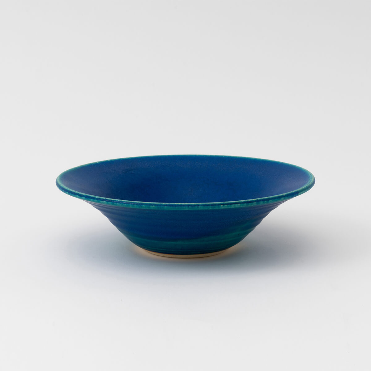 【信楽焼】THE HARVEST BLUE VELVET 帽子型 リムボウル 24cm