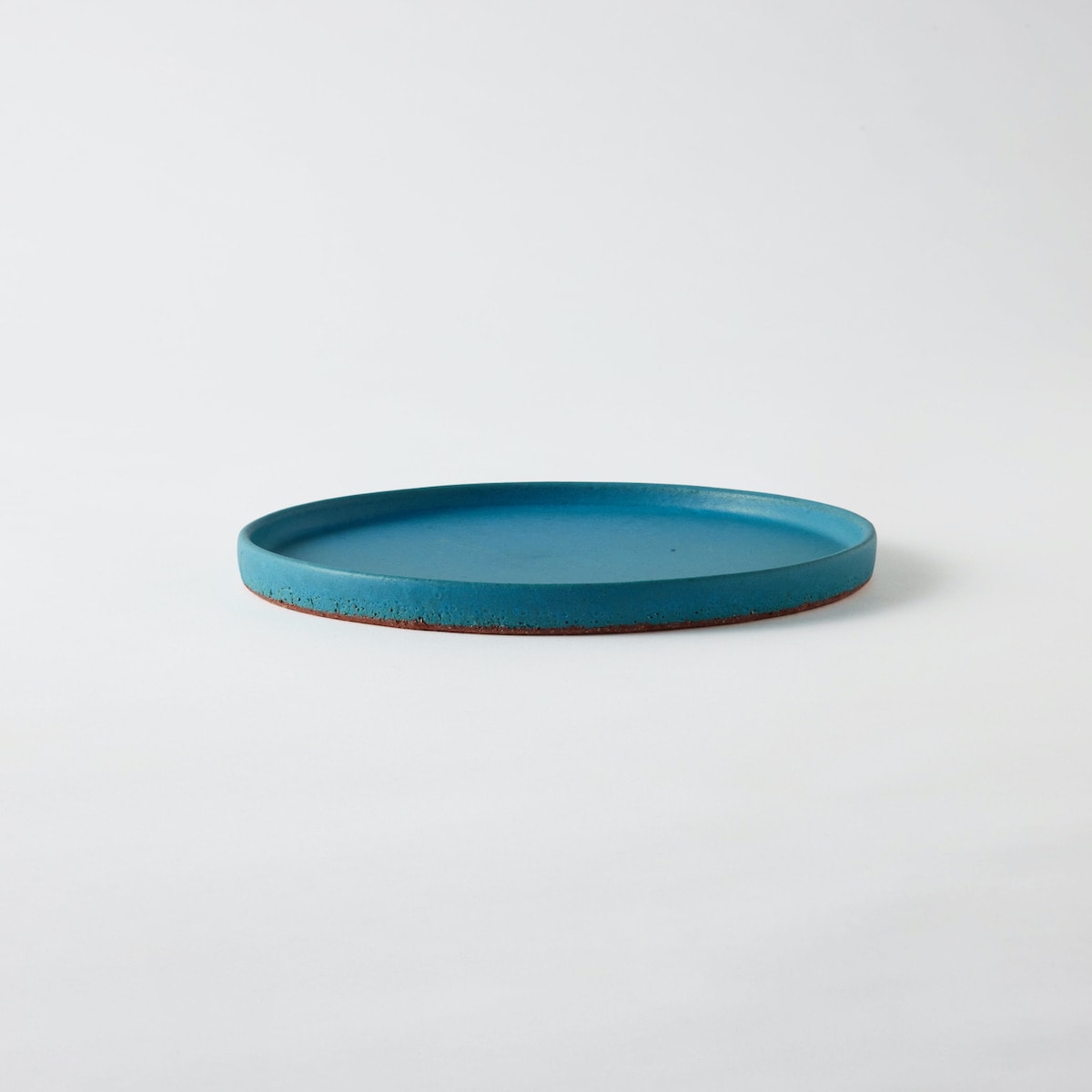 【信楽焼】THE HARVEST  SOIL  切立皿  23cm  ディープブルー