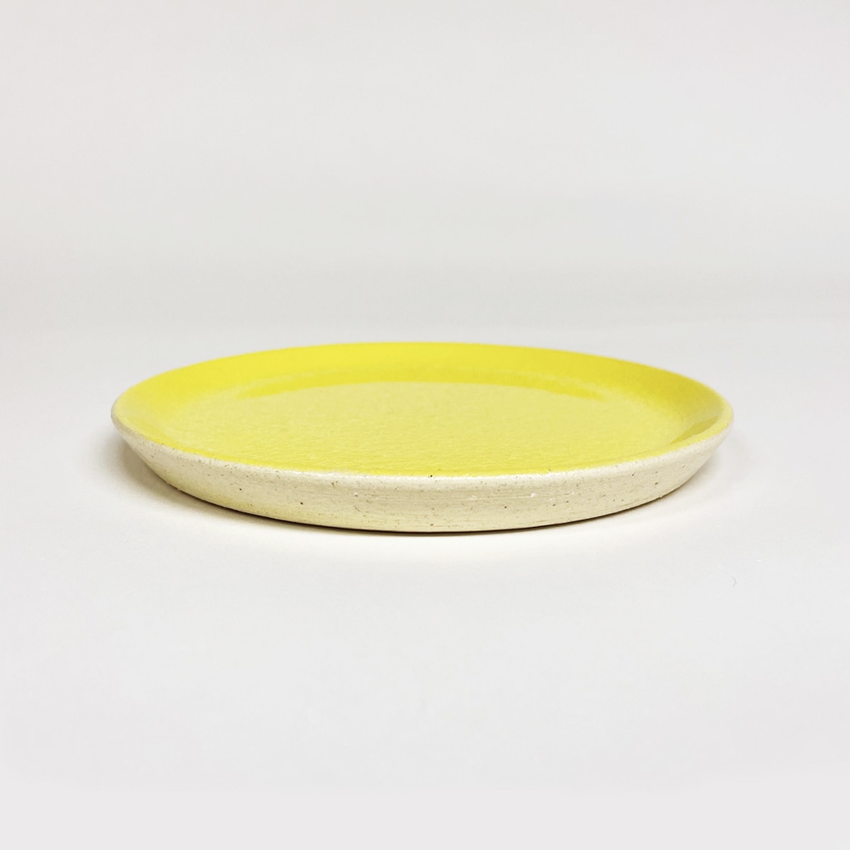 【信楽焼】THE HARVEST CRAZE ソーサー 16cm イエロー