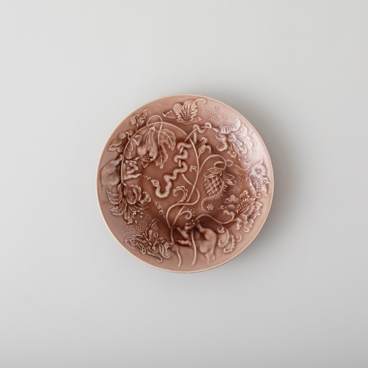 【有田焼】 BARBAR eden プレート 21cm 無花果