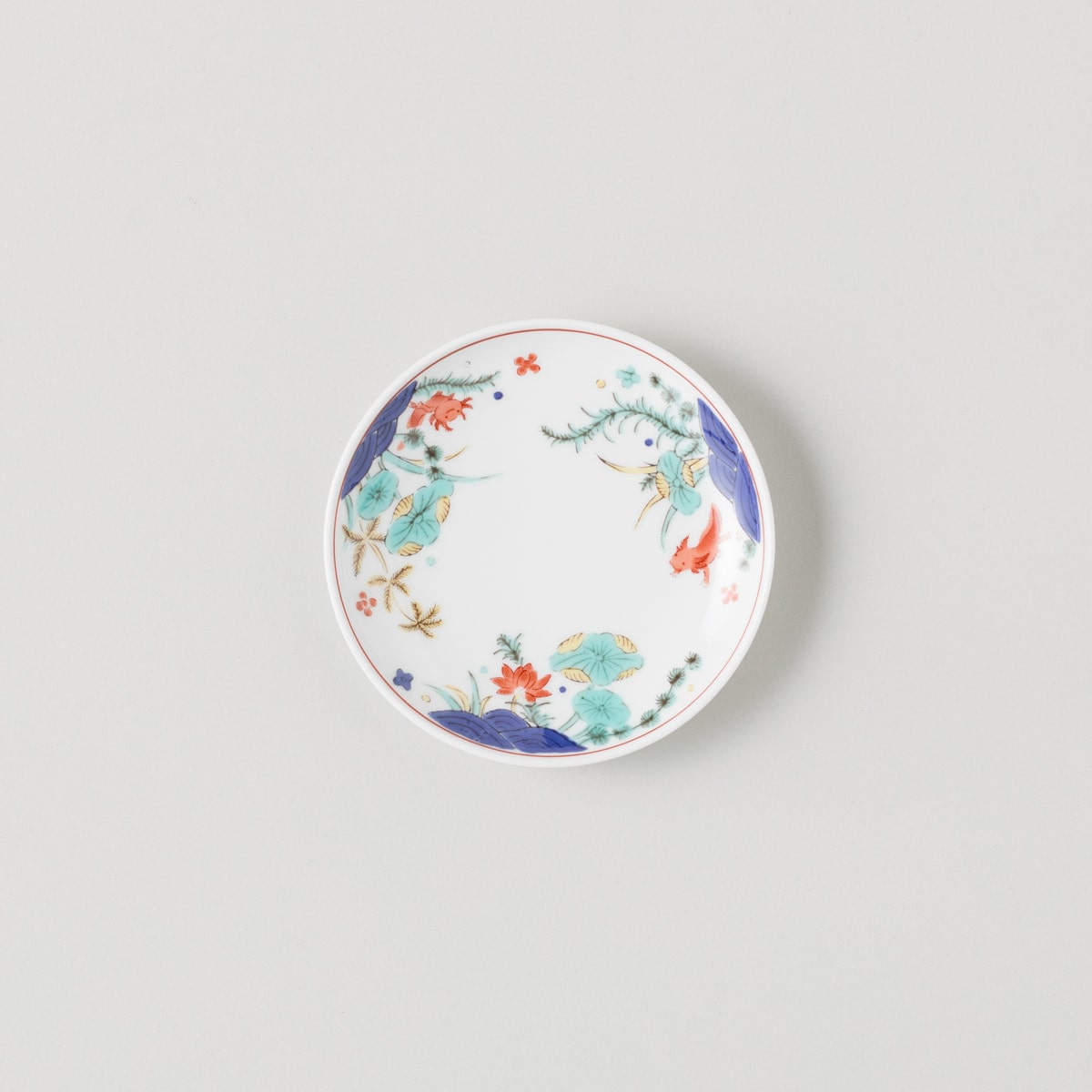 【波佐見焼】 BARBAR 色絵 小皿 ウーパールーパー