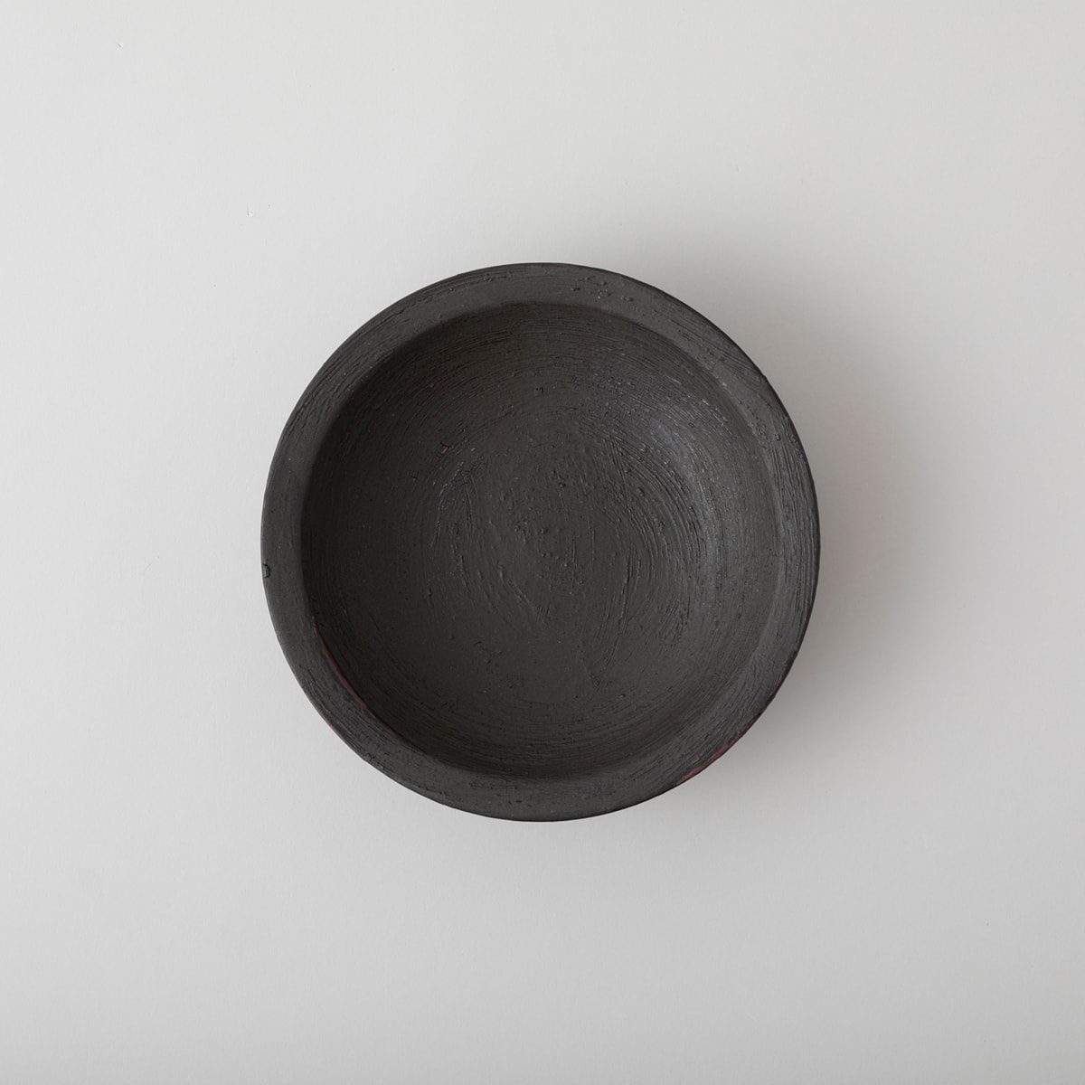 【波佐見焼】BARBAR mandala リム鉢 21.5cm 烏羽(からすば)