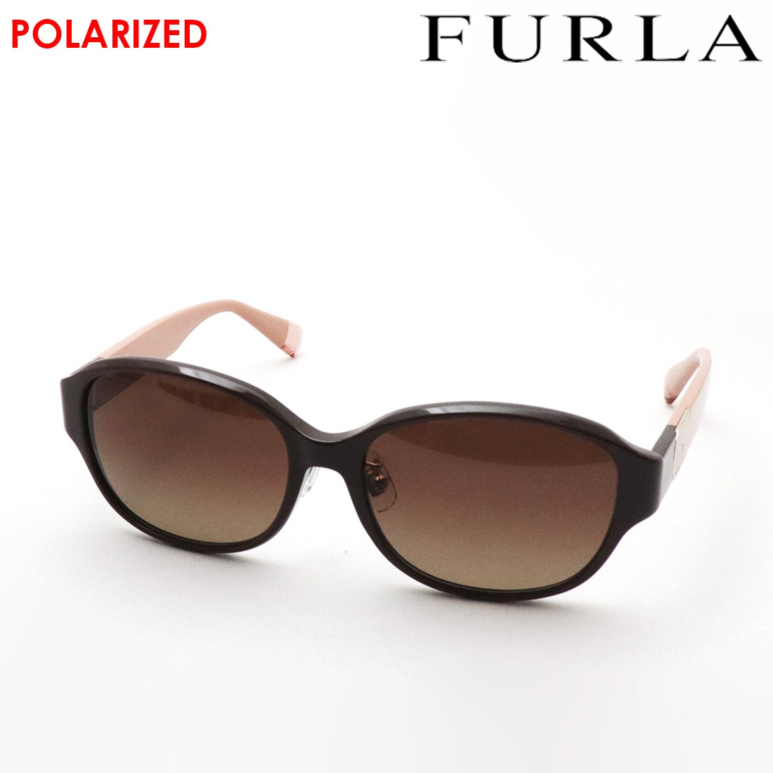 フルラ 偏光サングラス FURLA SFU849J 6XKP ジャパンモデル オーバル