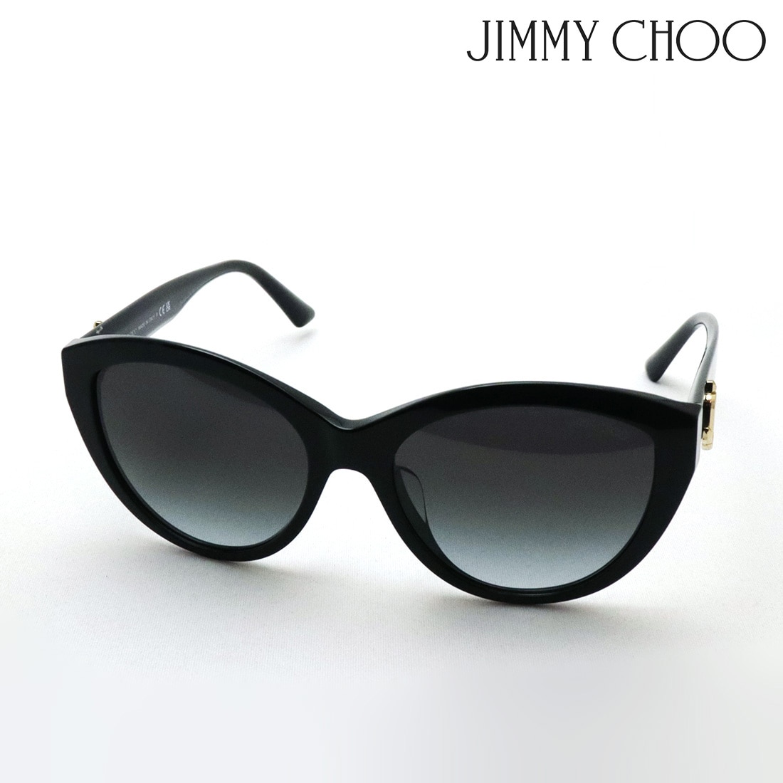 【ジミーチュウ 正規販売店】 JIMMY CHOO サングラス JC5007F 50008G 55 レディース キャットアイ