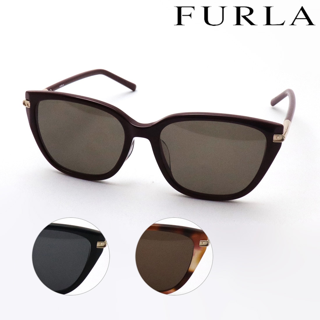 フルラ サングラス FURLA SFUA44J ジャパンモデル ウェリントン