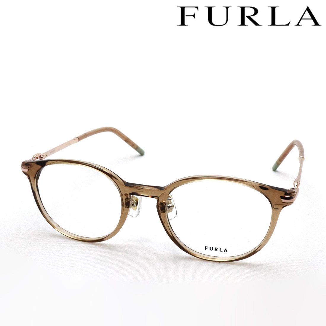 フルラ メガネ FURLA VFU577J 06A6 ジャパンモデル ボストン