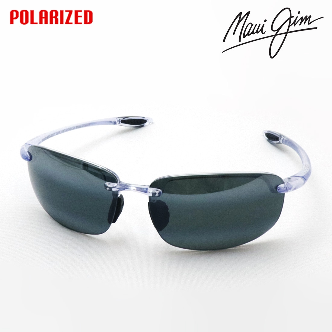 【マウイジム 正規販売認定店】 Maui Jim 偏光サングラス MJ0407S 005 64 Made In Japan レディース メンズ スクエア アクティブ