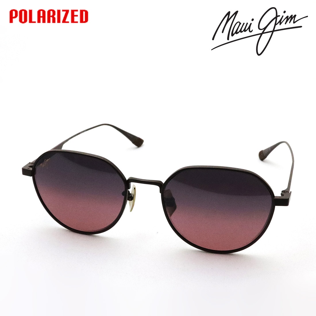 【マウイジム 正規販売認定店】 Maui Jim 偏光サングラス MJ0627SA 002 55 Made In Japan レディース メンズ ラウンド