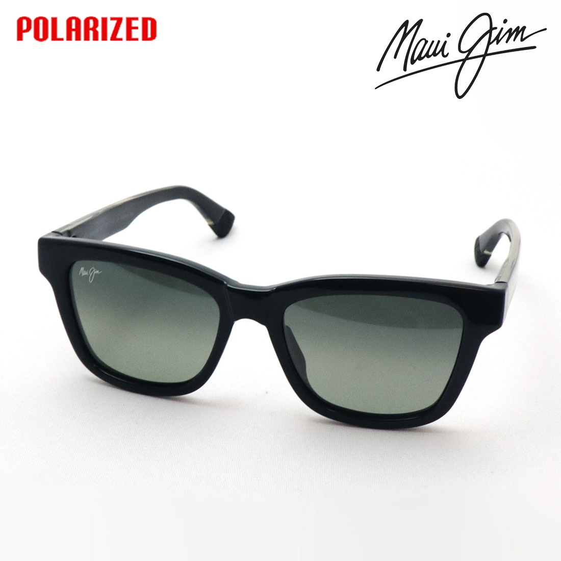 【マウイジム 正規販売認定店】 Maui Jim 偏光サングラス MJ0644S 001 53 Made In Italy レディース メンズ ウェリントン