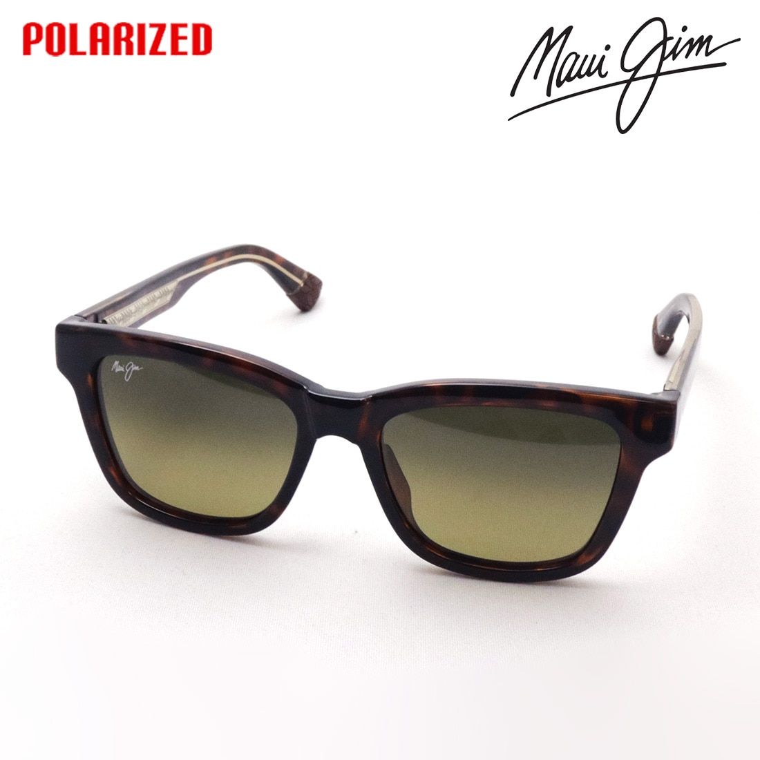 【マウイジム 正規販売認定店】 Maui Jim 偏光サングラス MJ0644S 002 53 Made In Italy レディース メンズ ウェリントン