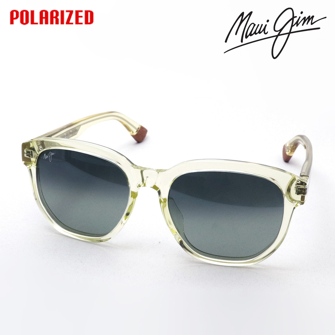 【マウイジム 正規販売認定店】 Maui Jim 偏光サングラス MJ0646SA 002 56 Made In Italy レディース メンズ ウェリントン
