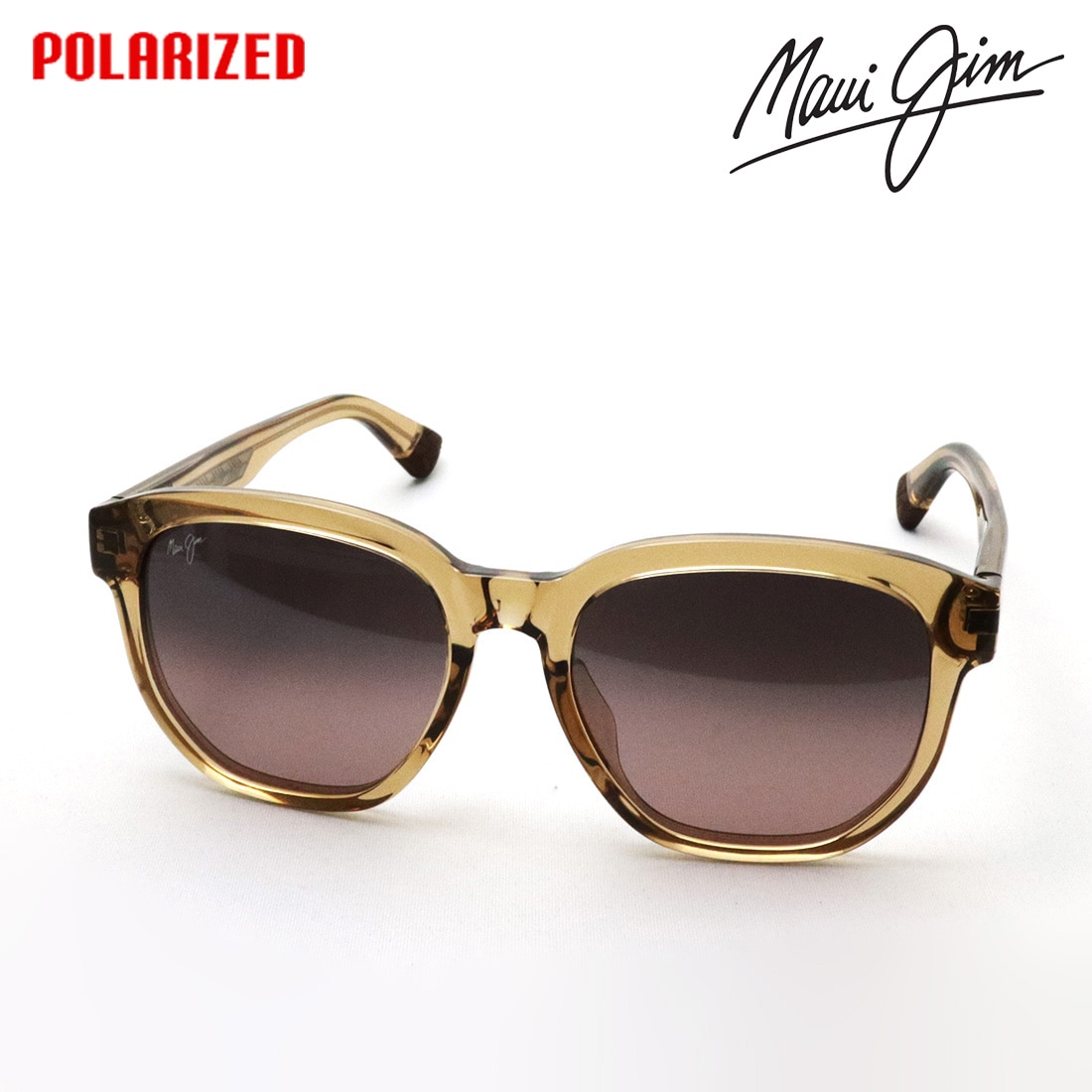 【マウイジム 正規販売認定店】 Maui Jim 偏光サングラス MJ0646SA 004 56 Made In Italy レディース メンズ ウェリントン