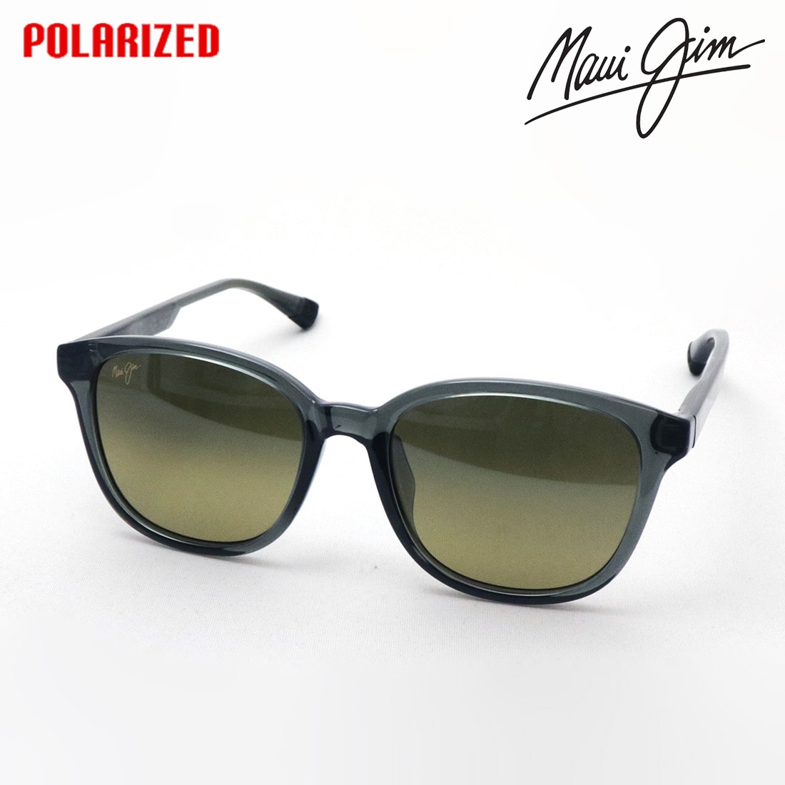 【マウイジム 正規販売認定店】 Maui Jim 偏光サングラス MJ0647SA 004 55 Made In Italy レディース メンズ ウェリントン