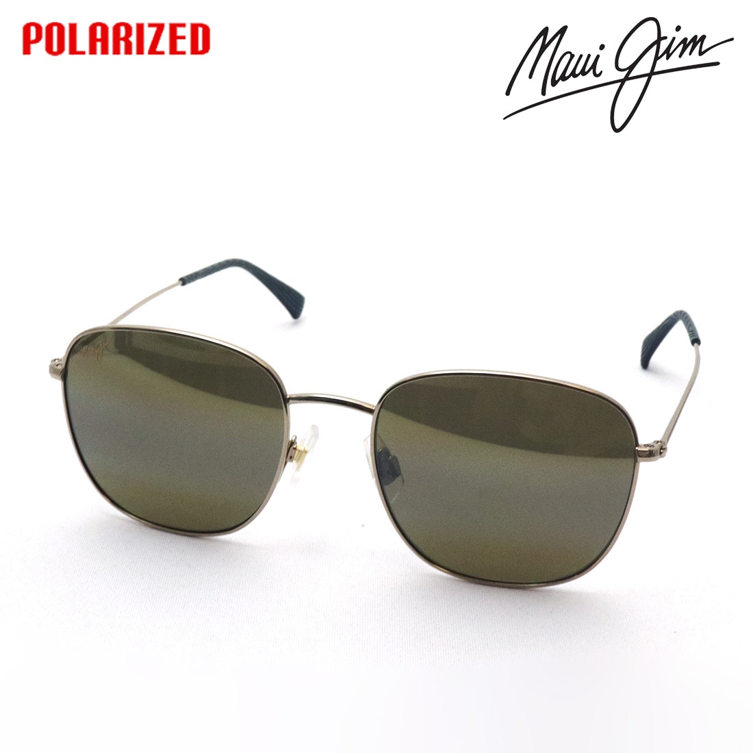 【マウイジム 正規販売認定店】 Maui Jim 偏光サングラス MJ0657SA 002 55 Made In Japan レディース メンズ スクエア