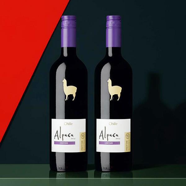 おうちワイン チリワイン フルボディ 赤ワイン アサヒ サンタヘレナ アルパカ カルメネール 750ml×2本(002)『OMS』【本州のみ　送料無料】
