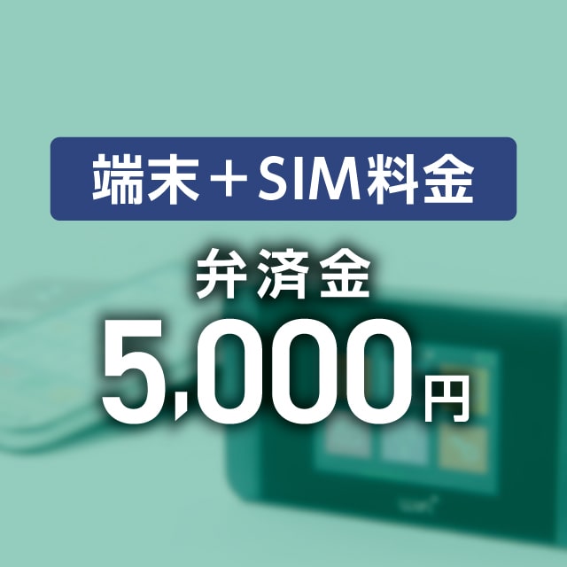 【弁済金】グローバルWiFi（ルーター+SIM）